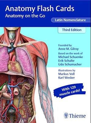Cover for Anne M Gilroy · Anatomy Flash Cards, Latin Nomenclature: Anatomy on the Go (Flashcards) (2021)