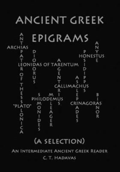 Cover for C T Hadavas · Ancient Greek Epigrams (A Selection) (Pocketbok) (2018)