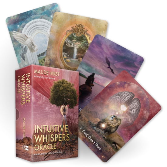 Cover for Maude Hirst · Intuitive Whispers Oracle: A 44-Card Deck and Guidebook (Flashcards) (2024)