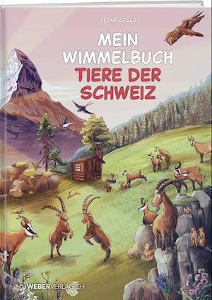 Cover for Celine Geser · Mein Wimmelbuch Tiere der Schweiz (Buch) (2022)