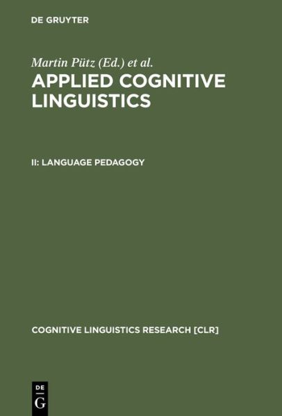 Cover for Dirk Geeraerts · Applied Cognitive Linguistics.2 (Book) (2001)