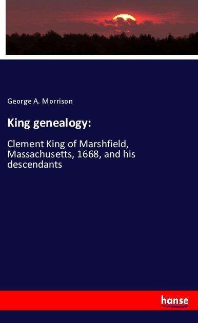 Cover for Morrison · King genealogy: (Bog)