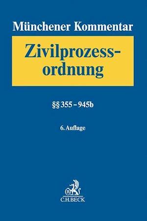 Cover for Wolfgang Krüger · Münchener Kommentar zur Zivilprozessordnung (ZPO) 02: §§ 355-945b (Hardcover Book) (2020)