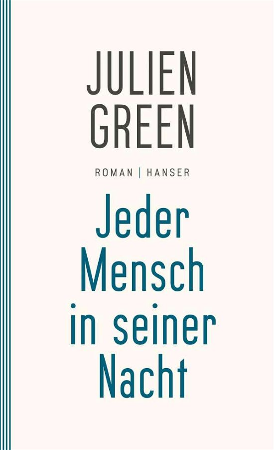 Cover for Green · Jeder Mensch in seiner Nacht (Book)