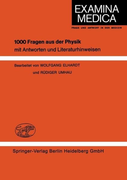 Cover for Rudiger Umhau · 1000 Fragen Aus Der Physik: Mit Antworten Und Literaturhinweisen (Paperback Book) [1971 edition] (1971)
