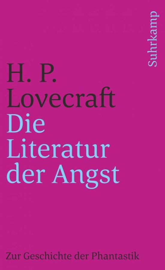 Suhrk.TB.2422 Lovecraft.Literatur - Howard Phillips Lovecraft - Böcker -  - 9783518389225 - 