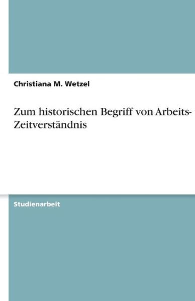 Cover for Wetzel · Zum historischen Begriff von Arb (Bog)