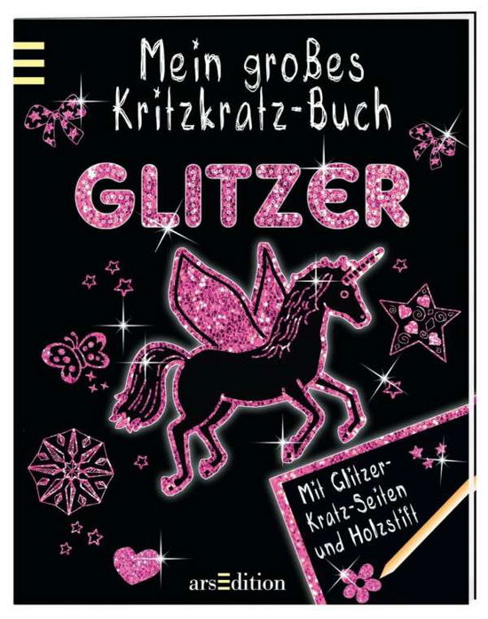 Mein gr. Kritzkratz-Buch Glitzer - Mein Gr. Kritzkratz - Gadżety -  - 9783845807225 - 28 maja 2014