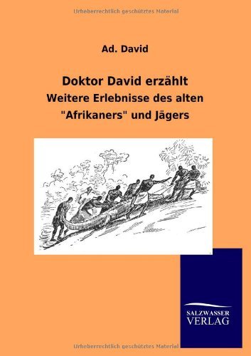 Cover for Ad. David · Doktor David Erzählt (Taschenbuch) [German edition] (2012)