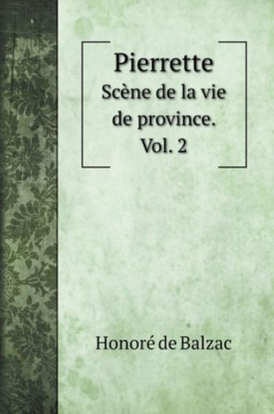 Cover for Honore de Balzac · Pierrette (Hardcover Book) (2020)