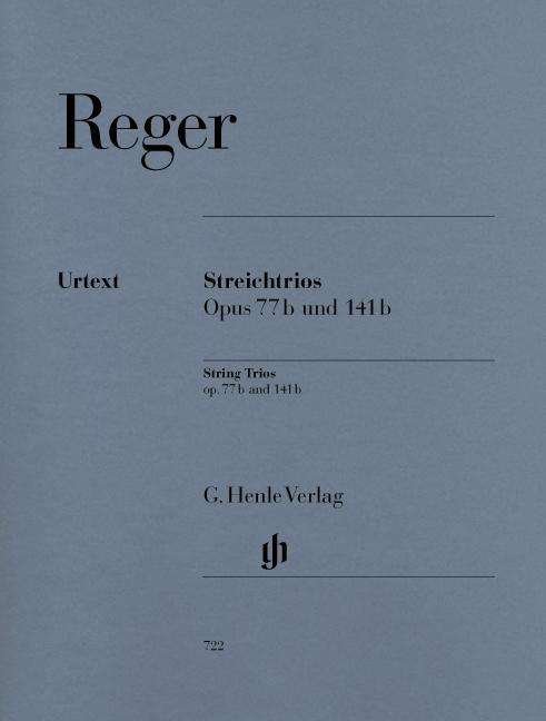 Cover for Reger · Streichtr.aMoll,op.77b/141a.HN722 (Book)