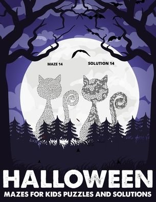 Halloween Mazes For Kids Puzzles And Solutions - Zymae Publishing - Böcker - Independently Published - 9798689360225 - 23 september 2020
