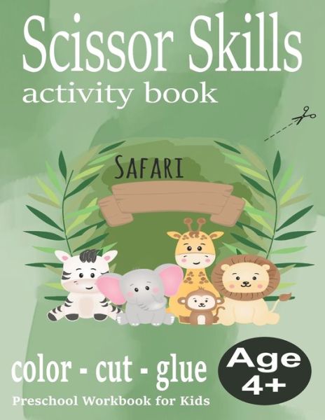 Cover for Koerni Modern Press · Scissor Skills Activity Book (Pocketbok) (2021)