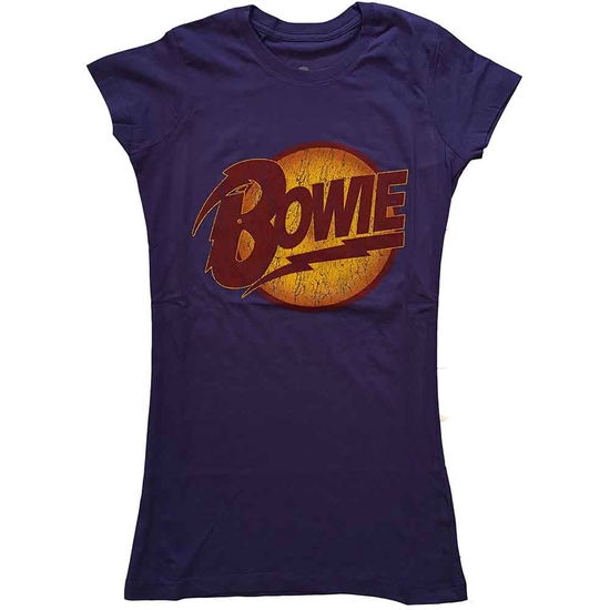 Cover for David Bowie · David Bowie Ladies T-Shirt: Vintage Diamond Dogs Logo (T-shirt)