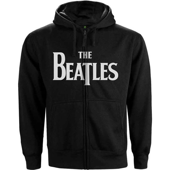 Cover for The Beatles · The Beatles Unisex Zipped Hoodie: Drop T Logo (Hoodie)