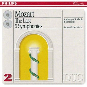 Cover for Sir Neville Marriner · Mozart: Last 5 Symphonies (CD) (1993)