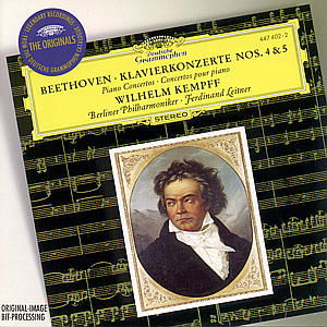 Kempff/bp / Leitner · Beethoven / Piano Concertos 4 & 5 (CD) (1995)