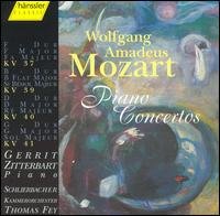 Cover for Mozart / Zitterbart · Piano Concertos 37 39 40 41 (CD) (2000)