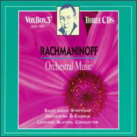 Orchestral Works - Rachmaninoff / Slatkin / Slso - Musik - DAN - 0047163300226 - 4. November 1992