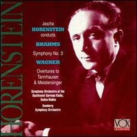 Symphony 3 / Overtures - Brahms / Wagner / Sym Orch German Radio / Bamberg - Musik - Vox Legends - 0047163780226 - 11. juli 2000