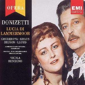 Cover for Edita Gruberova · Donizetti: Lucia Di Lammermoor (CD) (1993)
