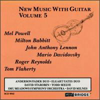Cover for Lennon / Powell / Starobin / Smu Meadows Symphony · New Music with Guitar 5 (CD) (1995)