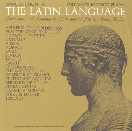 Latin Language: Introduction and Reading in Latin - Moses Hadas - Musikk - Folkways Records - 0093070997226 - 30. mai 2012