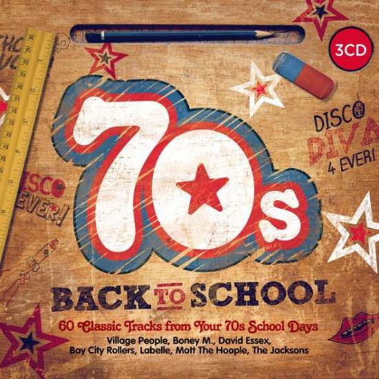 70s Back To School / Various - V/A - Muziek - Crimson - 0654378061226 - 23 maart 2018