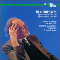 Cover for I. Norholm · Symphony No.4&amp;5 (CD) (1999)