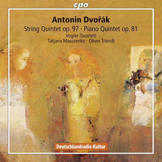 Cover for Dvorak / Vogler Quartett / Masurenko / Triendl · String Quintet Op 97: Piano Quintet Op 81 (CD) (2016)