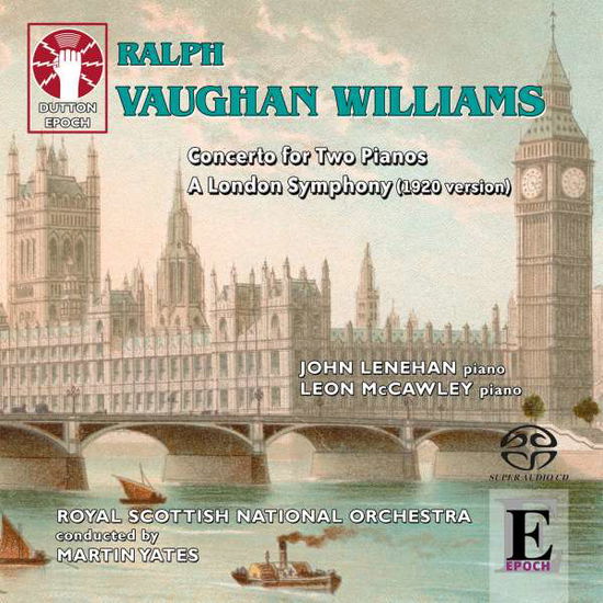 Concerto For Two Pianos - Vaughan Williams - Música - VOCALION - 0765387732226 - 30 de julho de 2015