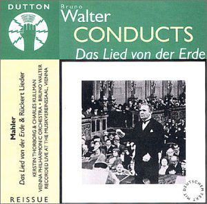 Cover for Walter Bruno · Mahler: Das Lied Von Der Erde (CD) (2001)