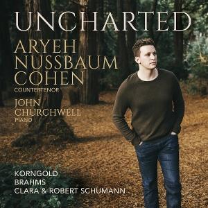 Cover for Aryeh Nussbaum Cohen · Uncharted - Korngold / Brahms / Clara &amp; Robert Schumann (CD) (2025)