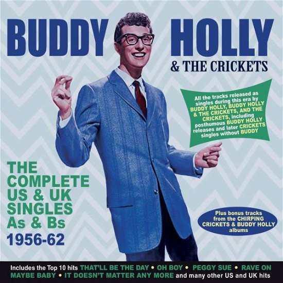Cover for Buddy Holly &amp; the Crickets · The Complete Us &amp; Uk Singles As &amp; Bs 1956-62 (CD) (2018)