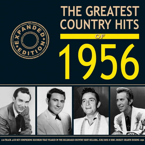 Cover for Greatest Country Hits of 1956 / Various · Greatest Country Hits Of 1956 (CD) [Expanded edition] (2022)