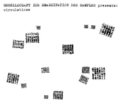 Gesellschaft Zur Emanzipation Des Samples · Circulations (CD) (2009)
