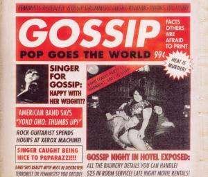 Cover for Gossip · Pop Goes the World (SCD)