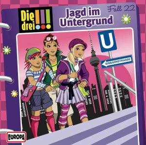 Cover for Die Drei !!! · 022/jagd Im Untergrund (CD) (2012)