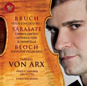 Bruch: Vln Cto No 1 / De Sarasa - Fabrizio Von Arx - Musiikki - RED SEAL - 0887254554226 - tiistai 11. syyskuuta 2012