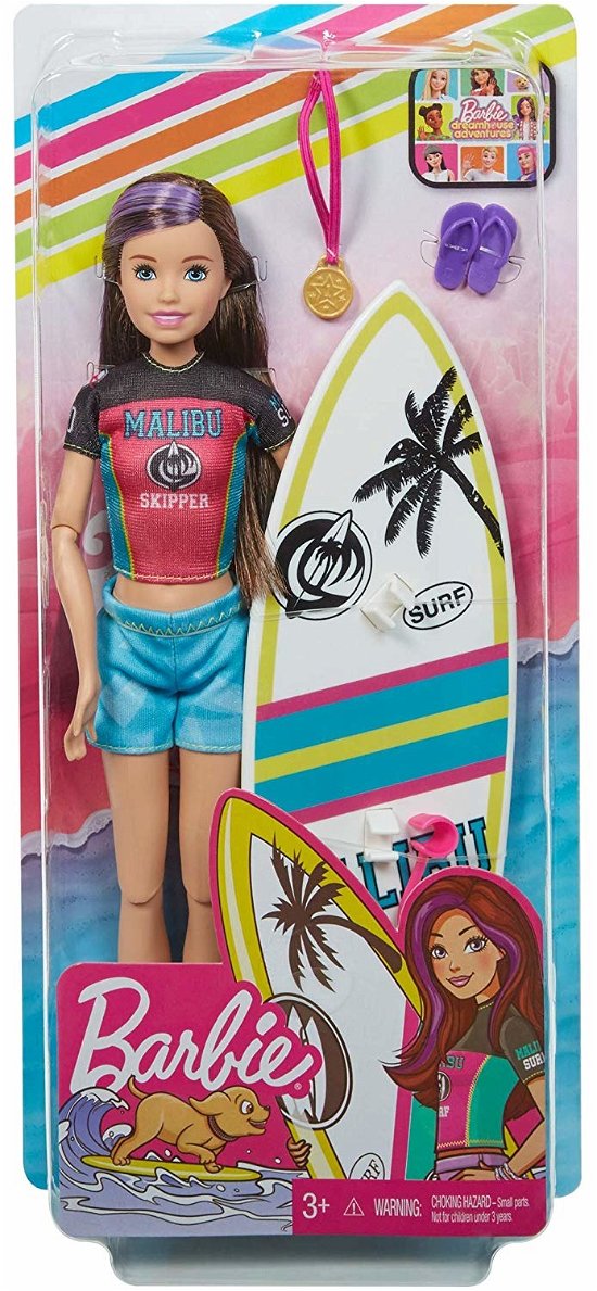 Barbie Dreamhouse Adventures Surfer Skipper - Mattel - Merchandise -  - 0887961795226 - 30. november 2019