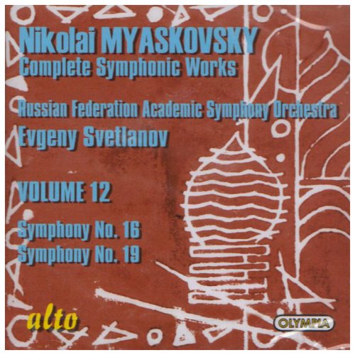 Myaskovsky: Symphonies Nos. 16 - Russian Federation Academic Sy - Music - ALTO - 0894640001226 - March 4, 2008
