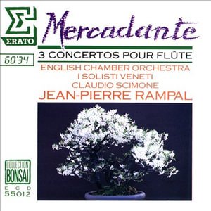 Cover for Jean-Pierre Rampal · Mercadante: Three Concertos for Flute (CD)