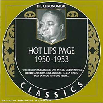 Cover for Hot Lips Page · 1950-1953 (CD) (2004)