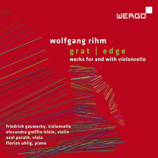 Cover for Gauwerky · Wolfgang Rihm: Grat / Edge (CD) (2022)