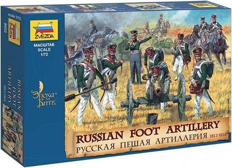 Cover for Zvezda · 1/72 Russian Foot Artillery 1812-1815 (Legetøj)
