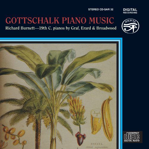 Cover for Gottschalk / Burnett,richard · Piano Music (CD) (2011)