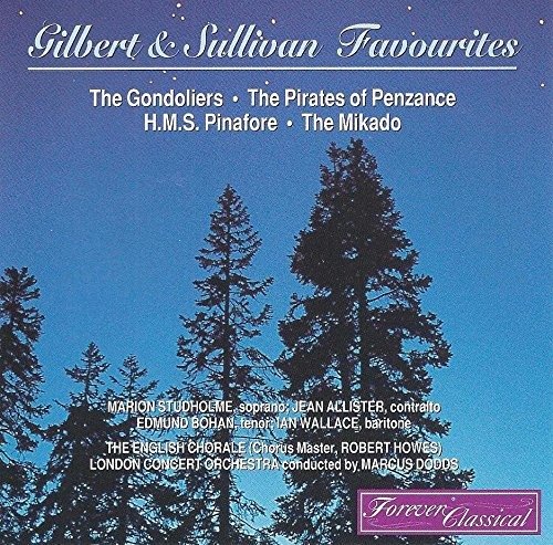 Cover for Gilbert &amp; Sullivan · Gilbert &amp; Sullivan-favourites (CD) (2016)