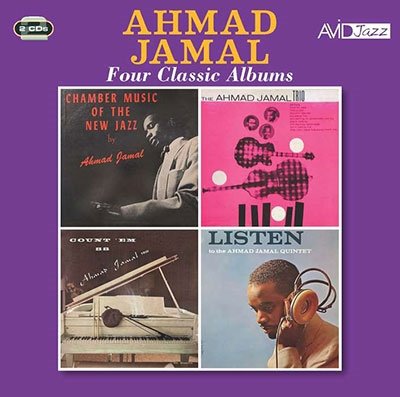 Cover for Ahmad Jamal · Four Classic Albums (Chamber Music Of The New Jazz / Ahmad Jamal Trio / Count Em 88 / Listen To The Ahmad Jamal Quintet) (CD) (2023)