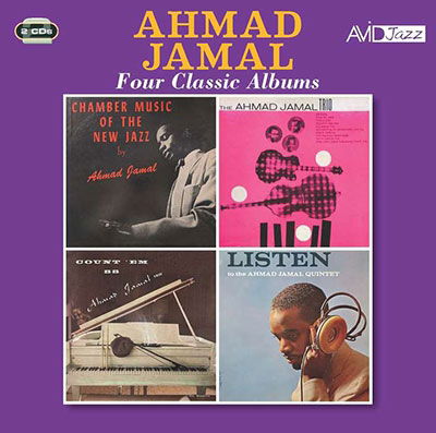 Cover for Ahmad Jamal · Four Classic Albums (Chamber Music Of The New Jazz / Ahmad Jamal Trio / Count Em 88 / Listen To The Ahmad Jamal Quintet) (CD) (2023)