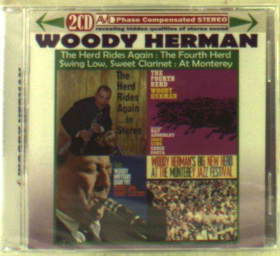 Four Classic Albums (The Herd Rides Again In Stereo / The Fourth Herd / Swing Low. Sweet Clarinet / At The Monterey Jazz Festival) - Woody Herman - Musiikki - AVID - 5022810710226 - perjantai 14. elokuuta 2015